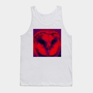 Owl Cool Cute Wise snowy Crazy Design Tank Top